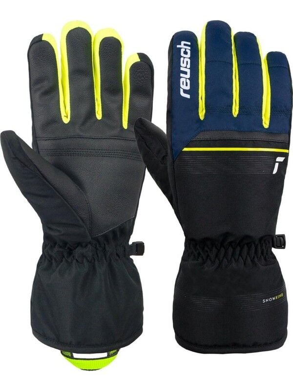 REUSCH SNOW KING ERKEK KAYAK ELDİVENİ 8,5 - SİYAH-MAVİ