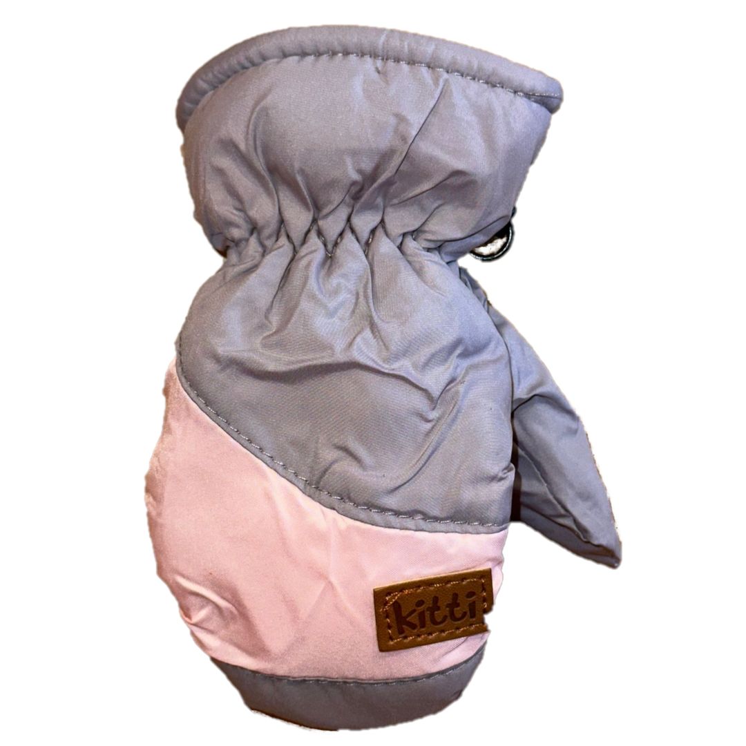 Kitti Tek Parkmak 2-5 Yaş Kar ve Kayak Eldiveni 2-5 Yaş - GRİ