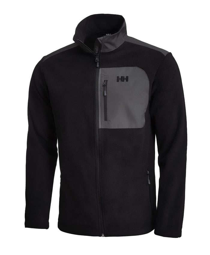 HELLY HANSEN BLOCK FULLZIP POLAR MONT XXL - Siyah