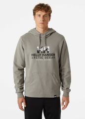 HELLY HANSEN ARCTIC OCEAN HOODIE KAPİŞONLU XXL - GRİ
