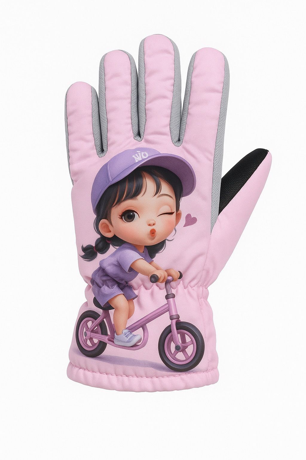 Su ve Rüzgar Geçirmez Genç Kar-Kayak Eldiveni (9-12 YAŞ)