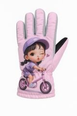 Su ve Rüzgar Geçirmez Genç Kar-Kayak Eldiveni (9-12 YAŞ)