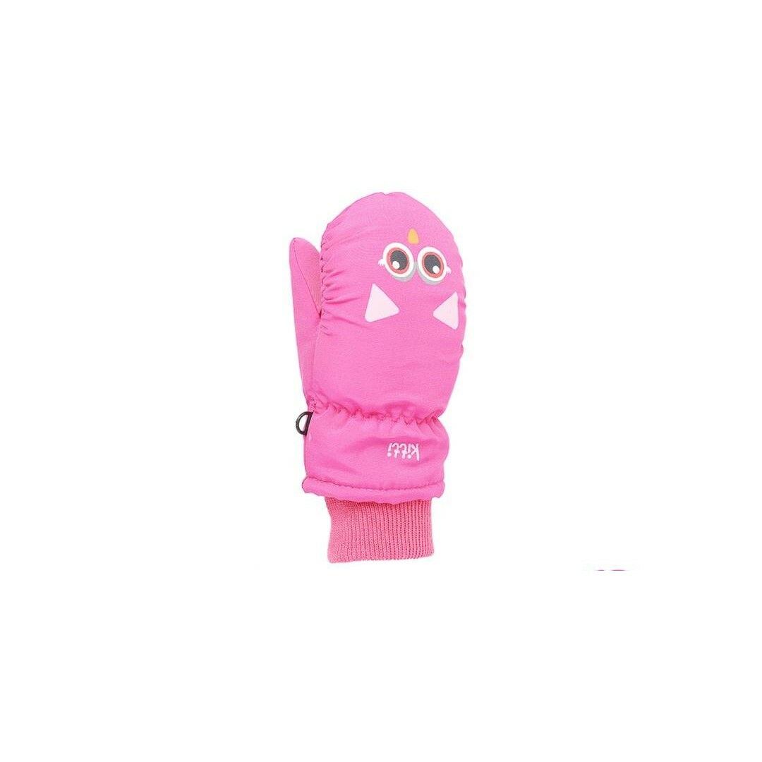 Kitti Tek Parkmak 2-5 Yaş Kar ve Kayak Eldiveni 2-5 Yaş - Pembe