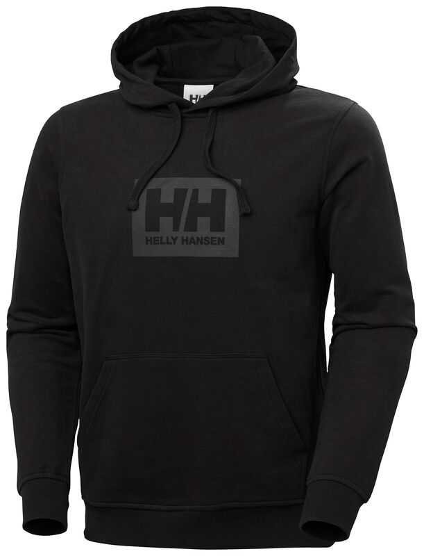 HELLY HANSEN BOX HOODIE KAPİŞONLU XL - Siyah