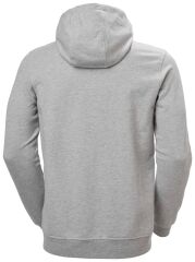 HELLY HANSEN LOGO FULL ZIP HOODIE KAPİŞONLU XL - GRİ