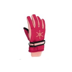 Kitti  4-8 Yaş Kar ve Kayak Eldiveni 4-8 Yaş - FUŞYA