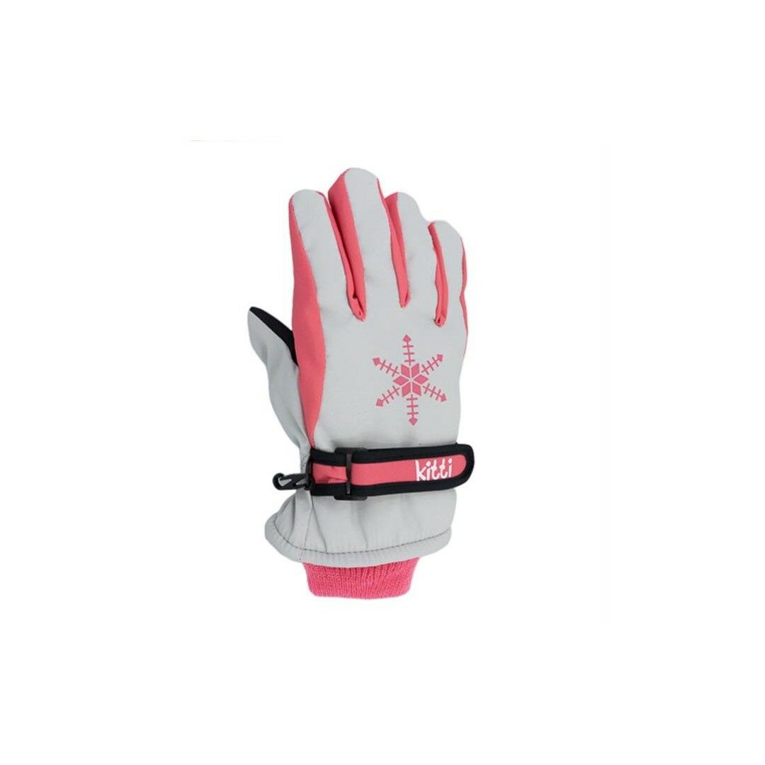 Kitti  4-8 Yaş Kar ve Kayak Eldiveni 4-8 Yaş - GRİ