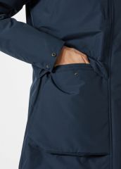 HELLY HANSEN W COASTAL PARKA XS - Lacivert