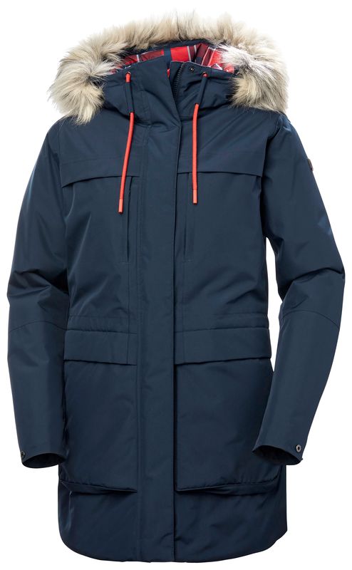 HELLY HANSEN W COASTAL PARKA XS - Lacivert