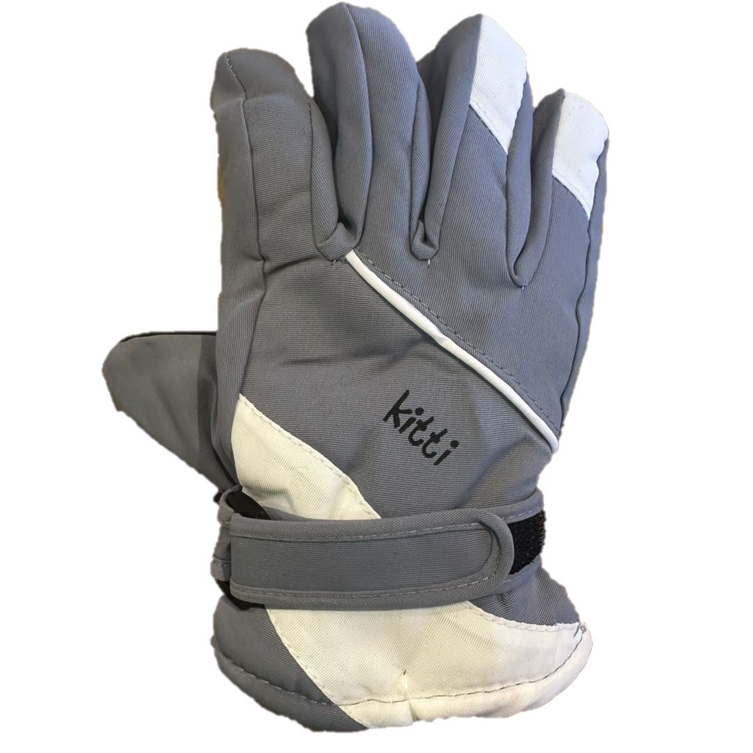 Kitti 4-8 Yaş Kar ve Kayak Eldiveni 4-8 Yaş - füme