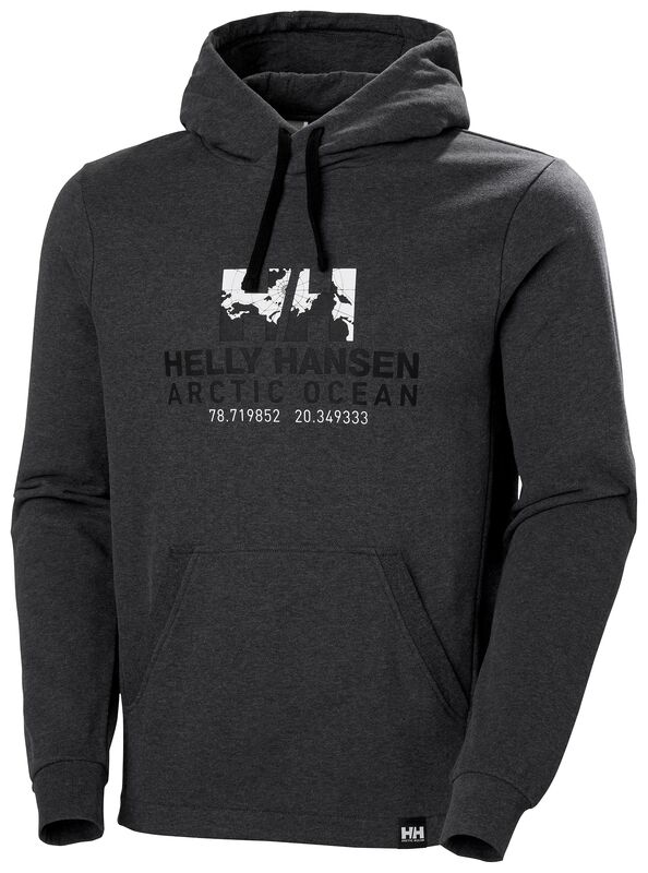 HELLY HANSEN ARCTIC OCEAN HOODIE KAPİŞONLU S - ANTRASİT