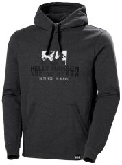 HELLY HANSEN ARCTIC OCEAN HOODIE KAPİŞONLU XXL - ANTRASİT