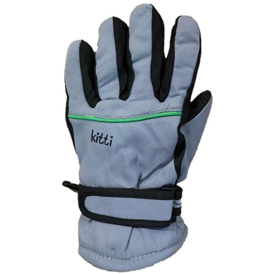 Kitti 4-8 Yaş Kar ve Kayak Eldiveni 4-8 Yaş - GRİ