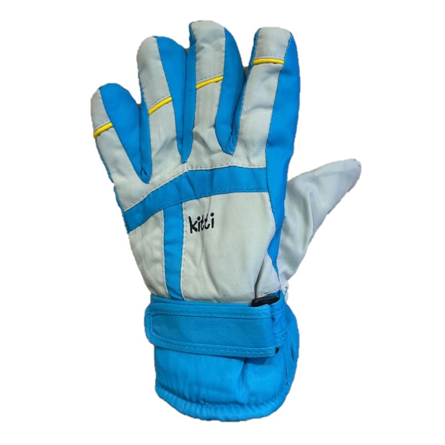 Kitti 4-8 Yaş Kar ve Kayak Eldiveni 4-8 Yaş - Mavi