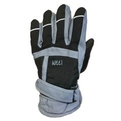 Kitti 4-8 Yaş Kar ve Kayak Eldiveni 4-8 Yaş - Siyah