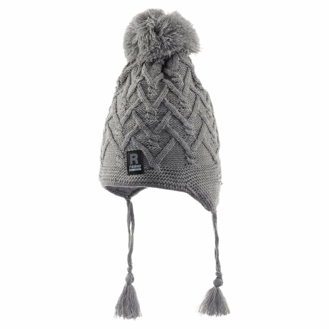 Kitti 4-8 Yaş Çocuk Kulaklı Bere Erkek 4 - 8 Yaş - GRİ