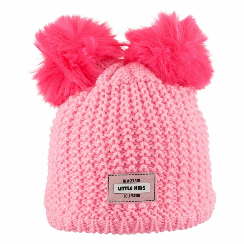 Kitti 4-8 Yaş Çocuk Kulaklı Bere Kız 4-8 Yaş - FUŞYA