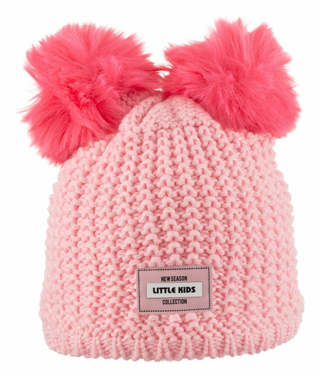 Kitti 4-8 Yaş Çocuk Kulaklı Bere Kız 4-8 Yaş - Pembe