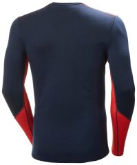 HELLY HANSEN LIFA MERINO MIDWEIGHT CREW S - Lacivert