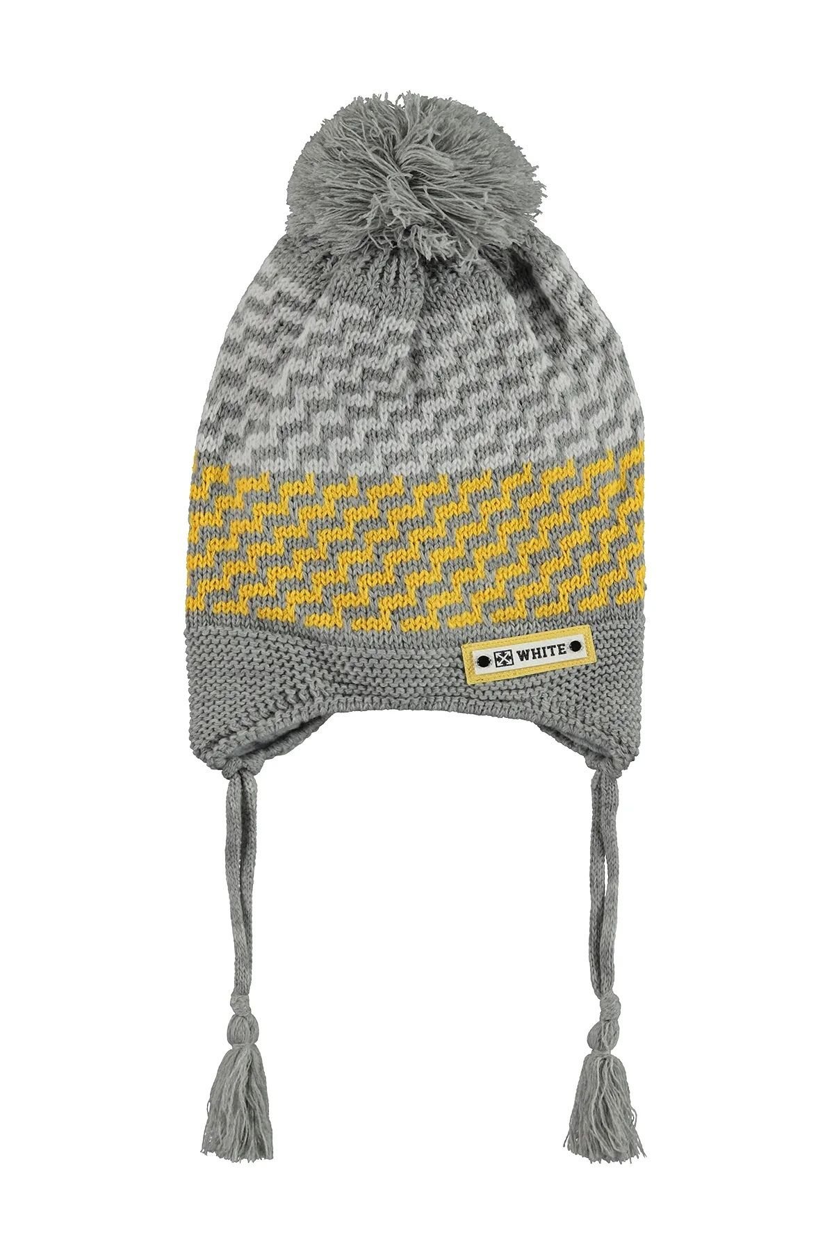 Kitti 4-8 Yaş Çocuk Kulaklı Bere Erkek 4 - 8 Yaş - GRİ