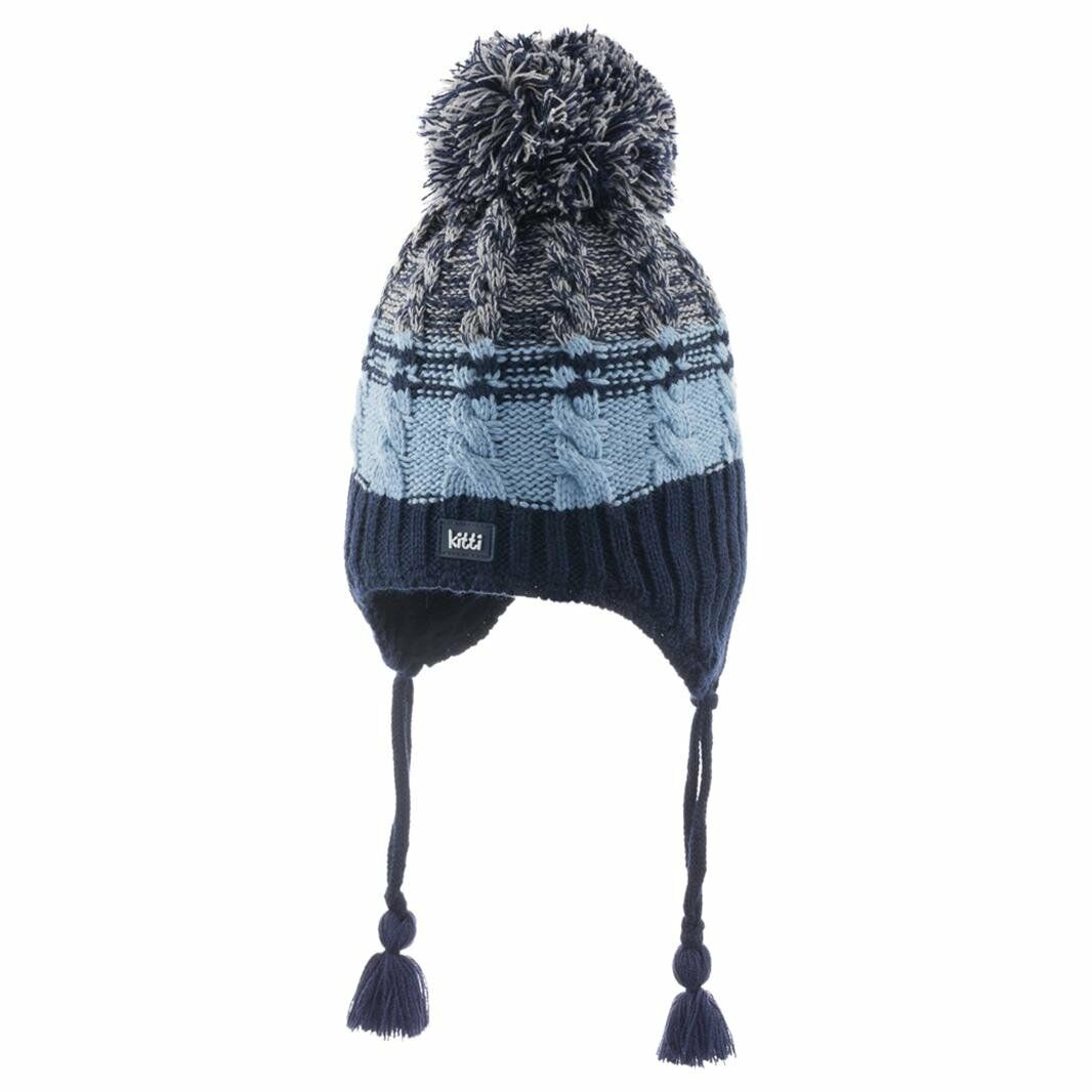 Kitti 1-4 Yaş Bebe Kulaklı Bere Erkek 1-4 yaş - Lacivert