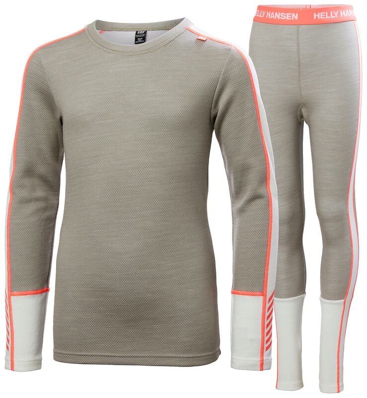 HELLY HANSEN JR LIFA MERINO MIDWEIGHT SET 12 YAŞ - GRİ