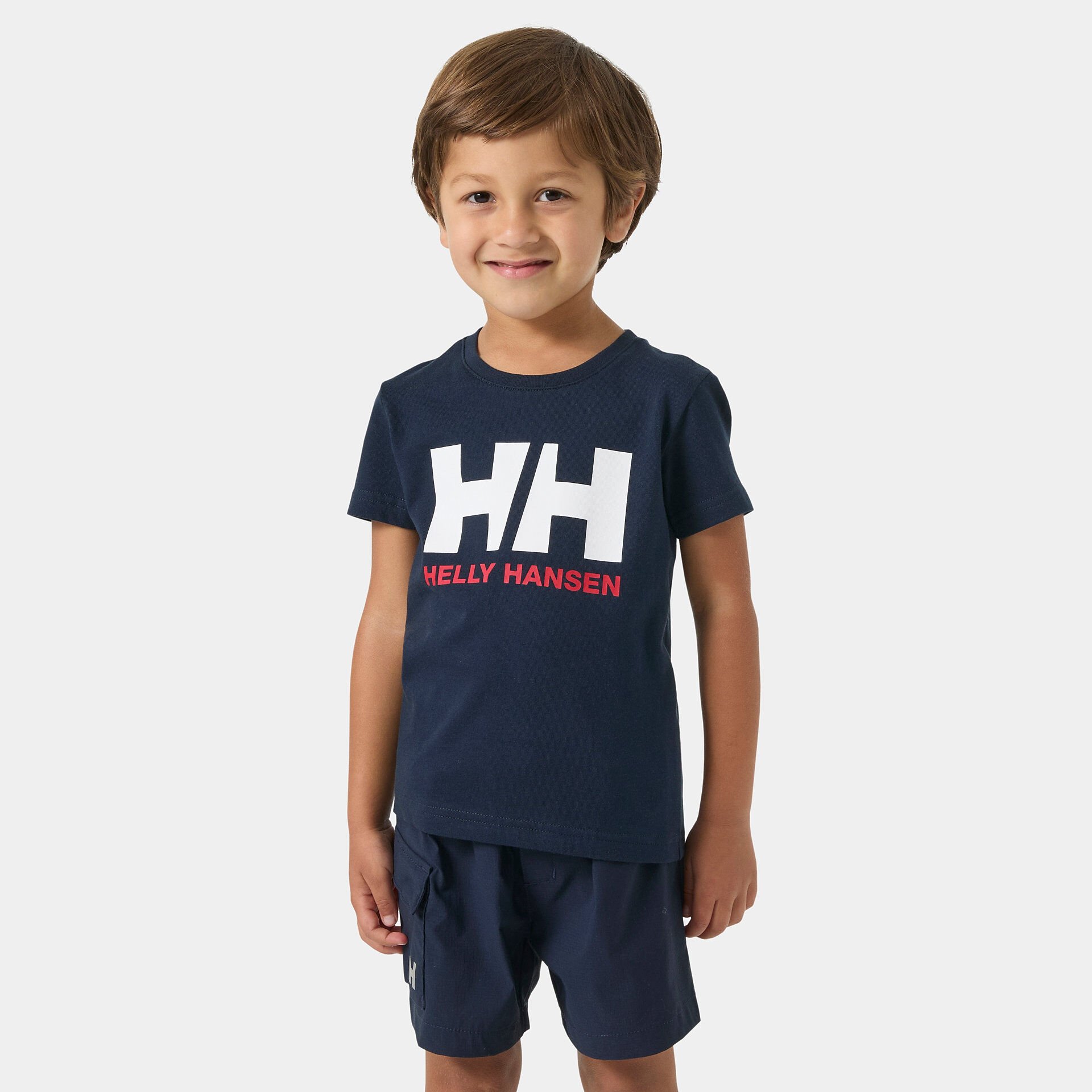 HELLY HANSEN K HH LOGO T-SHIRT 5 YAŞ - Lacivert