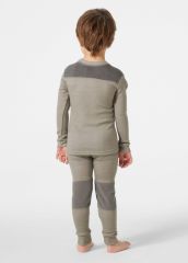 HELLY HANSEN K LIFA MERINO İÇLİK SET 7 YAŞ - GRİ