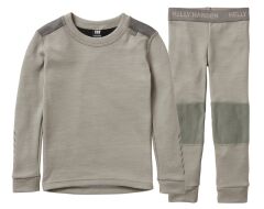 HELLY HANSEN K LIFA MERINO İÇLİK SET 7 YAŞ - GRİ