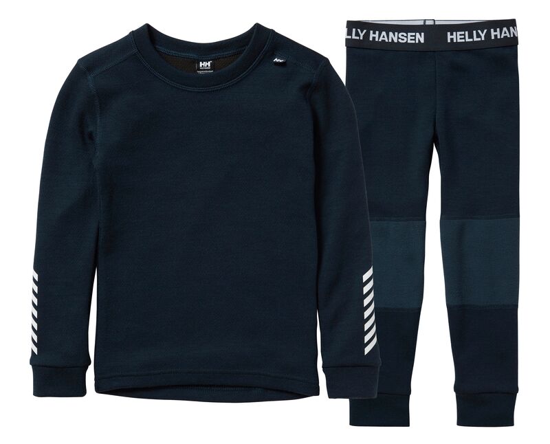 HELLY HANSEN K LIFA MERINO İÇLİK SET 6 YAŞ - Lacivert