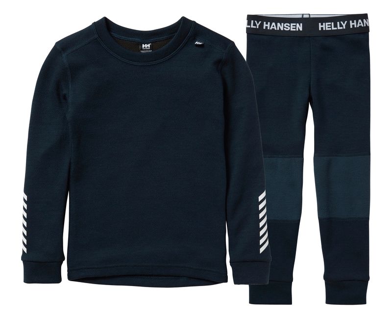 HELLY HANSEN K LIFA MERINO İÇLİK SET 7 YAŞ - Lacivert