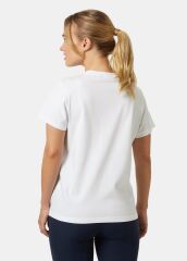 HELLY HANSEN W HH LOGO T-SHIRT 3.0 S - Beyaz