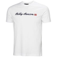 HELLY HANSEN CORE GRAPHIC T -SHIRT 2.0 M - Beyaz
