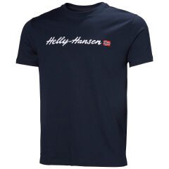 HELLY HANSEN CORE GRAPHIC T -SHIRT 2.0 S - Lacivert