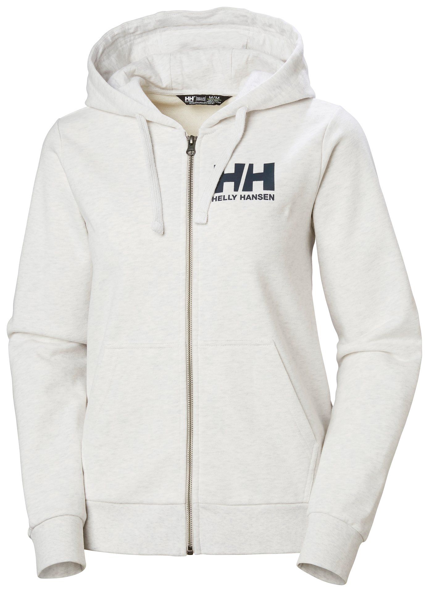 HELLY HANSEN W HH LOGO FULL ZIP 2.0 KAPİŞONLU SWEATSHIRT M - GRİ