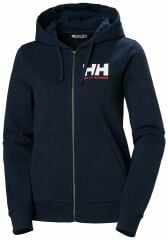 HELLY HANSEN W HH LOGO FULL ZIP 2.0 KAPİŞONLU SWEATSHIRT L - Lacivert