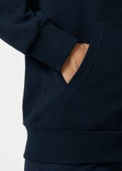 HELLY HANSEN W HH LOGO FULL ZIP 2.0 KAPİŞONLU SWEATSHIRT S - Lacivert