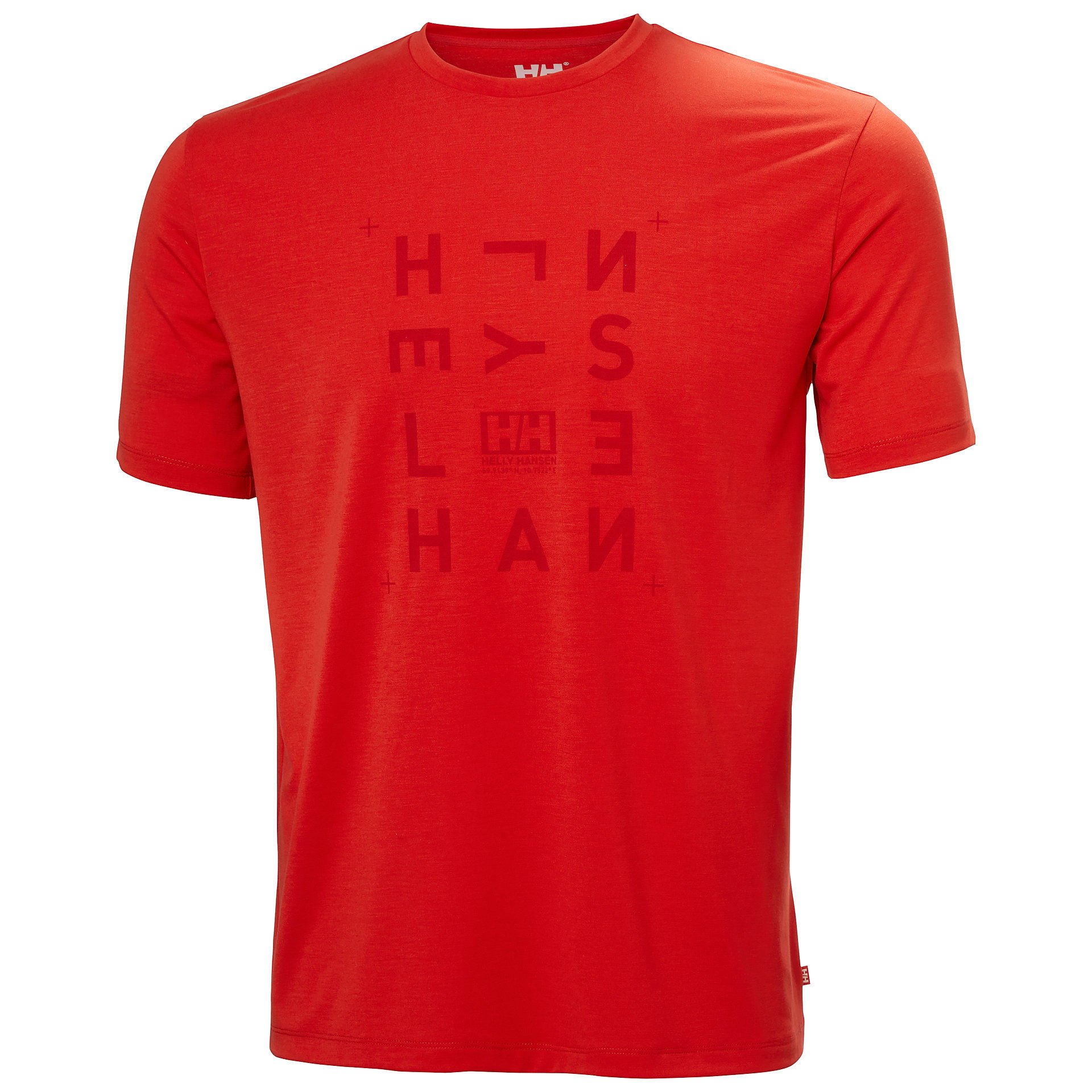 HELLY HANSEN SKOG GRAPHIC T-SHIRT S - KIRMIZI