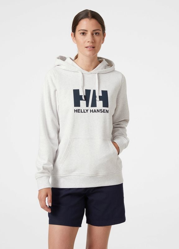 HH W HH LOGO HOODIE - HELLY HANSEN KADIN KAPÜŞONLU SWEAT