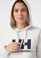HH W HH LOGO HOODIE - HELLY HANSEN KADIN KAPÜŞONLU SWEAT