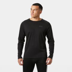 HELLY HANSEN LIFA ACTIVE STRIPE CREW S - Siyah