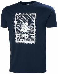 HELLY HANSEN SHORELINE T-SHIRT 2.0 L - Lacivert