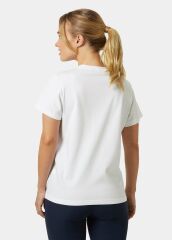 HELLY HANSEN W HH LOGO T-SHIRT 2.0 S - Beyaz