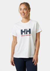HELLY HANSEN W HH LOGO T-SHIRT 2.0 S - Beyaz