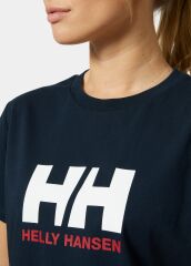 HELLY HANSEN W HH LOGO T-SHIRT 2.0 S - Lacivert