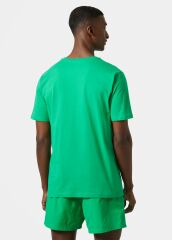 HELLY HANSEN LOGO T-SHIRT S - YEŞİL