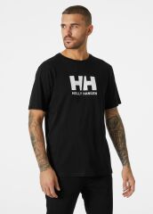 HELLY HANSEN LOGO T-SHIRT M - Siyah