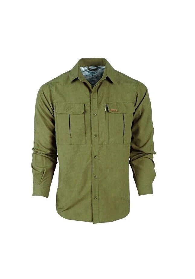 Utopeak Smart Outdoor Taktikal Erkek Gömlek - Haki L - HAKİ