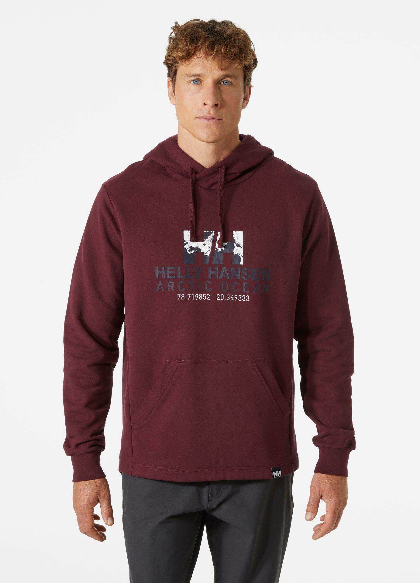 HELLY HANSEN ARCTIC OCEAN HOODIE KAPİŞONLU M - BORDO