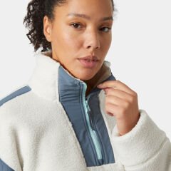 HELLY HANSEN W IMPERIAL PILE ZIP PULLOVER POLAR L - Beyaz